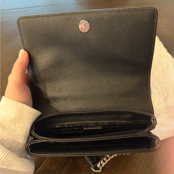 Prada Chain Flap Crossbody Bag Saffiano and Soft Calf Leather - Picture 3 of 7